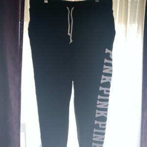 Never Worn Black and White Pink Sweats